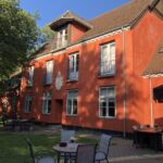 Haven med vores gamle flotte træ Haven med vores gamle flotte træ